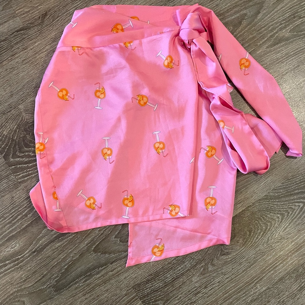 Never Fully Dressed Aperol Spritz Cocktail Wrap Skirt